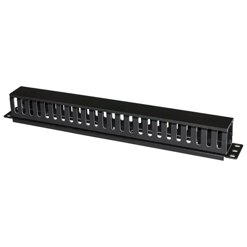 LINK LKORG1UL Pannello Passacavi 1U per Rack 19" Nero