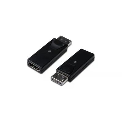 DIGITUS Adattatore DisplayPort maschio a HDMI femmina, Full HD 1080p, nero