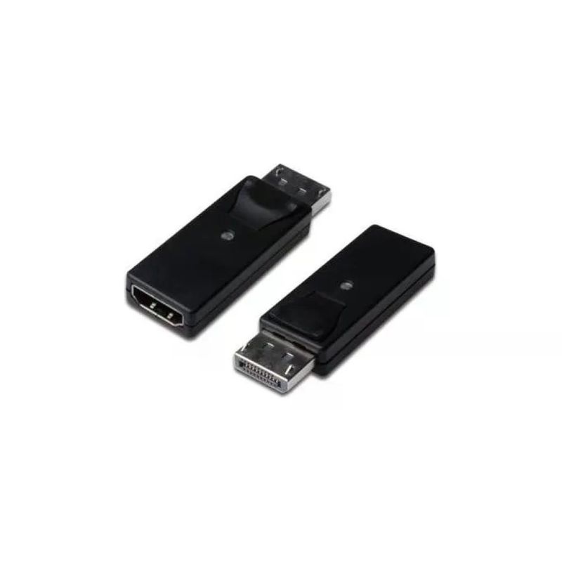 DIGITUS Adattatore DisplayPort maschio a HDMI femmina, Full HD 1080p, nero