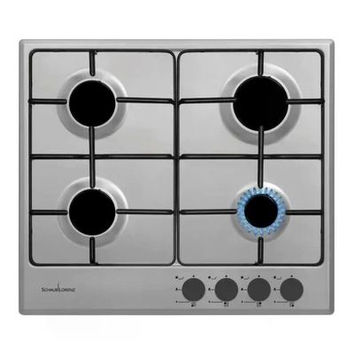 Schaub Lorenz SSPC640XF Piano Cottura a Gas 60 cm, 4 Fuochi, Acciaio Inox Schaub Lorenz SSPC640XF Piano Cottura a Gas 60 cm, 4 Fuochi, Acciaio Inox