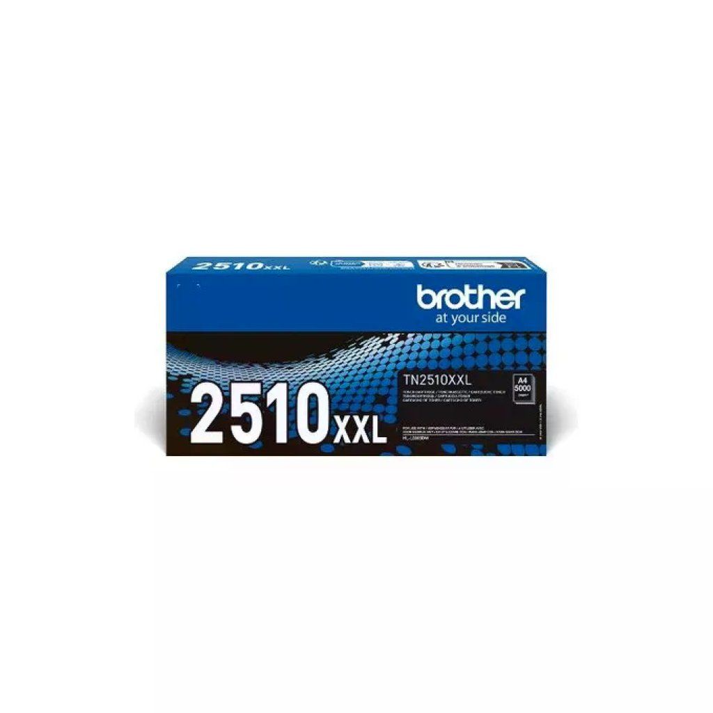 Brother TN2510XXL Toner Nero Originale ad Alta Capacità – 5.000 Pagine