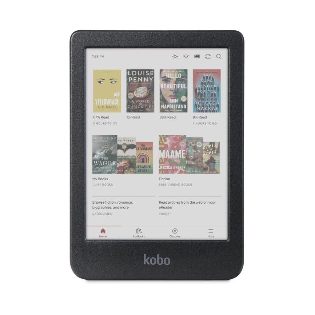Kobo Clara Colour Nero, eReader a colori da 6 pollici, 16 GB
