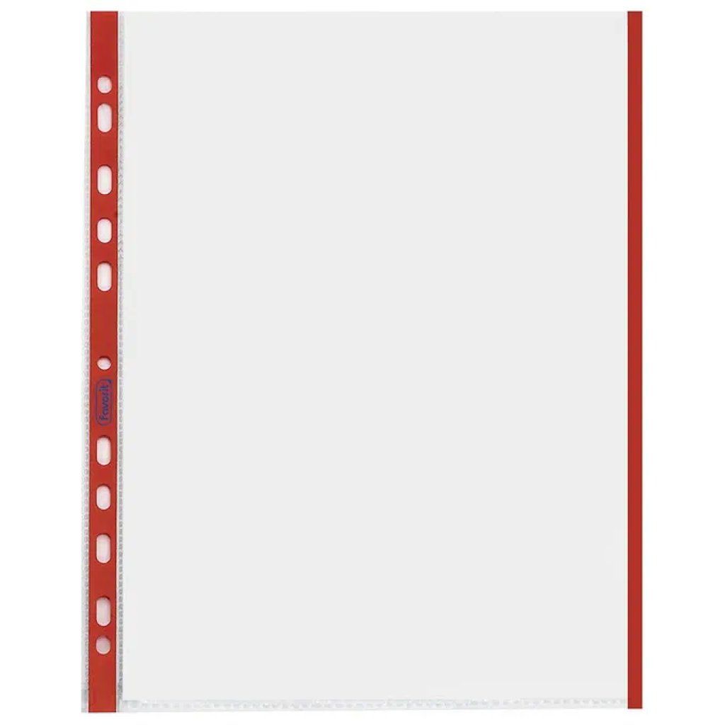 Favorit 100460030 Linear Buste a Foratura Universale A4 Finitura Buccia d'Arancia conf