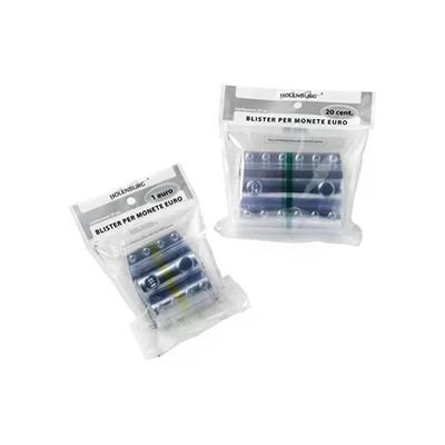 Holenburg Blister Porta Monete da 20 Centesimi – 20 Pezzi, Capacità 40 Monete