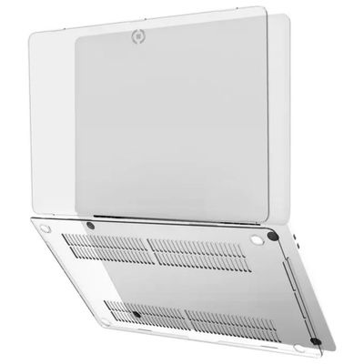 Celly SHIELDAIR13M2WH – Custodia rigida per MacBook Air 13" M2, bianca