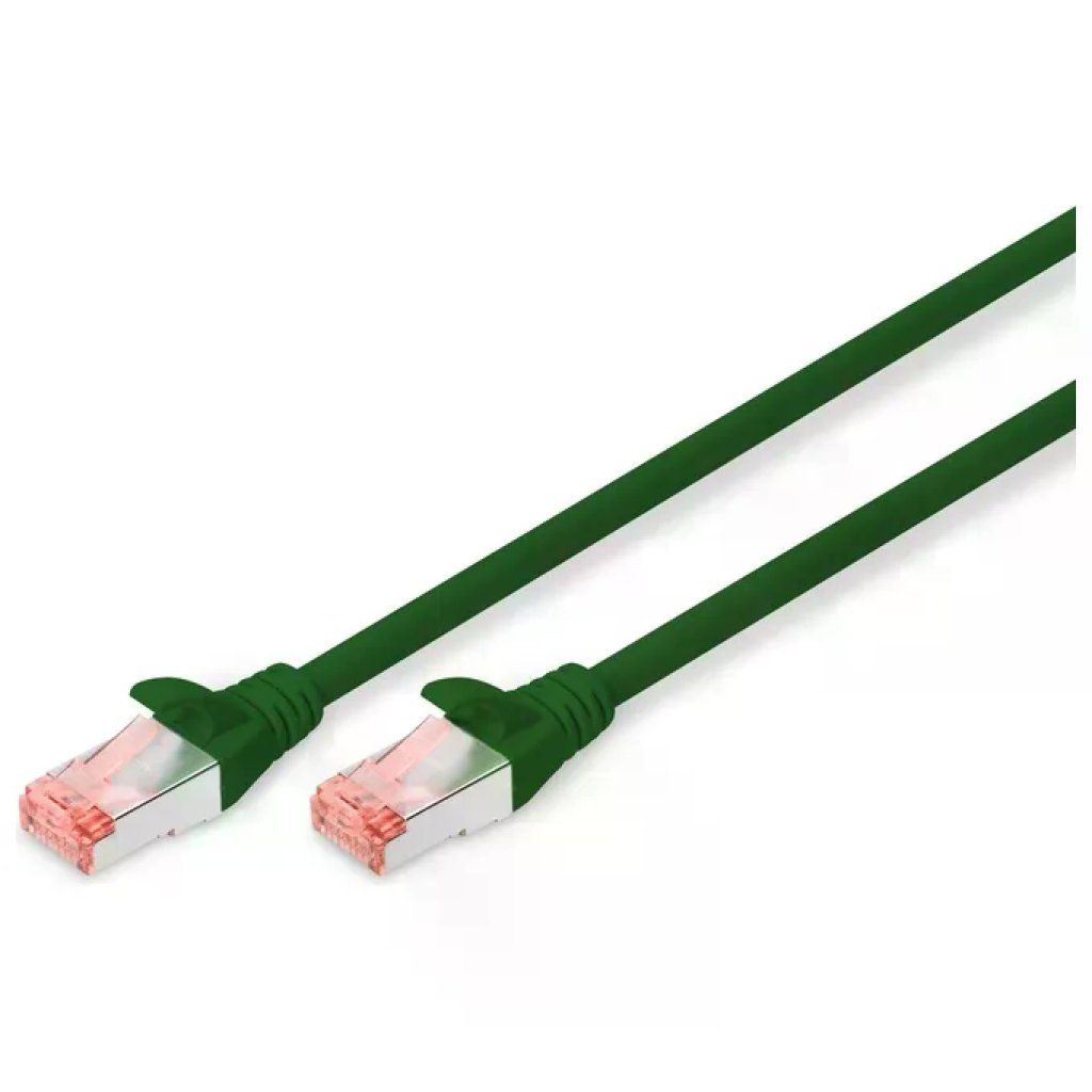 Digitus cavo Ethernet S/FTP Cat. 6 RJ45 verde, 10 m
