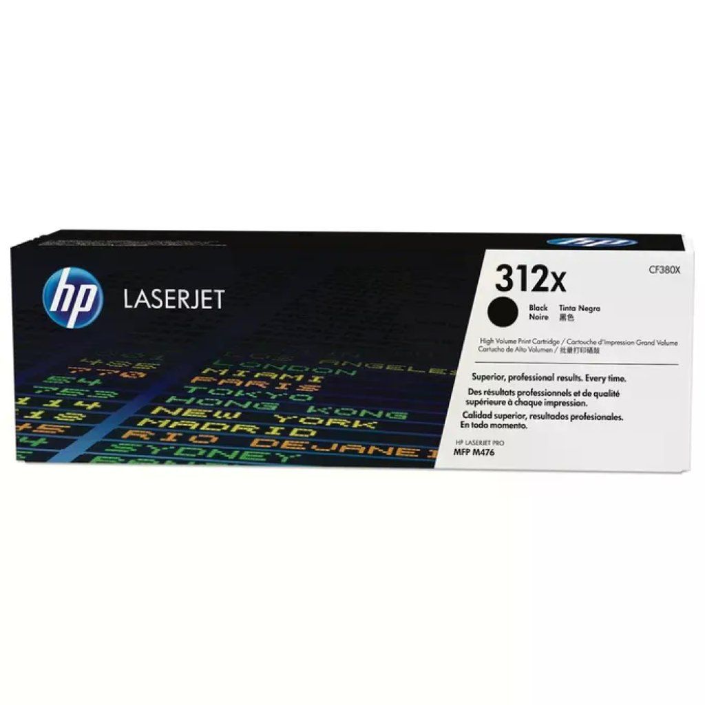 HP CF380X Toner HP 312X Cartuccia Toner Originale ad Alta Capacita' 4400 Pagine per Stampante