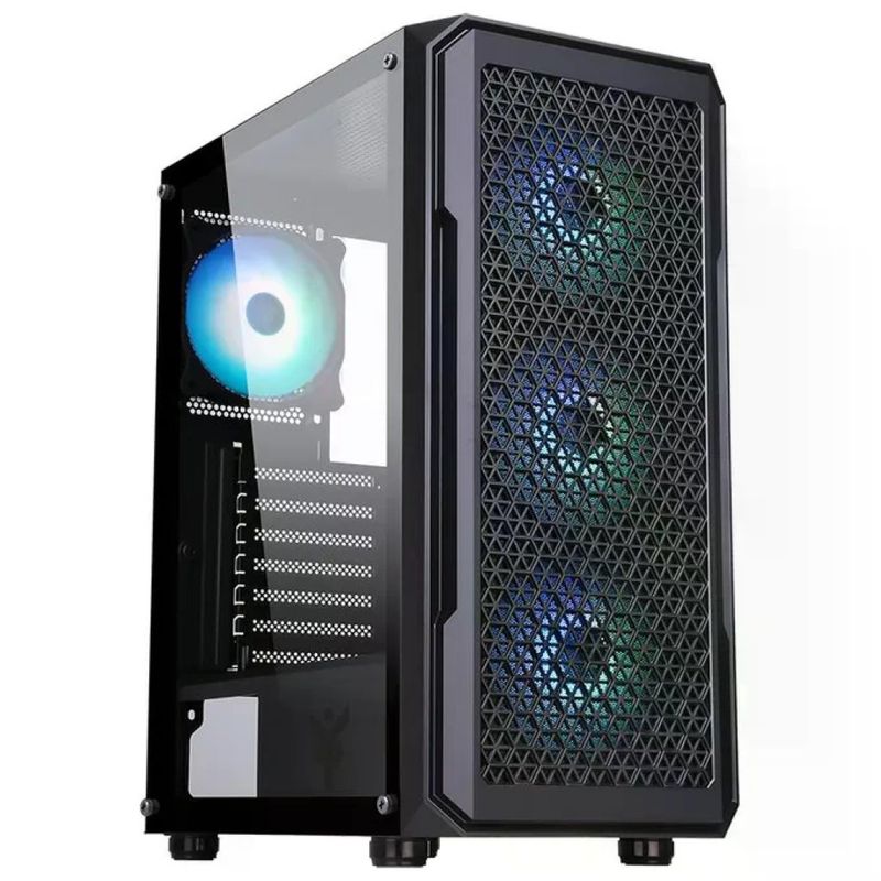 Itek Six Triangle ITGCAST33B Case Gaming Midi Tower ATX Nero Itek Six Triangle ITGCAST33B Case Gaming Midi Tower ATX Nero