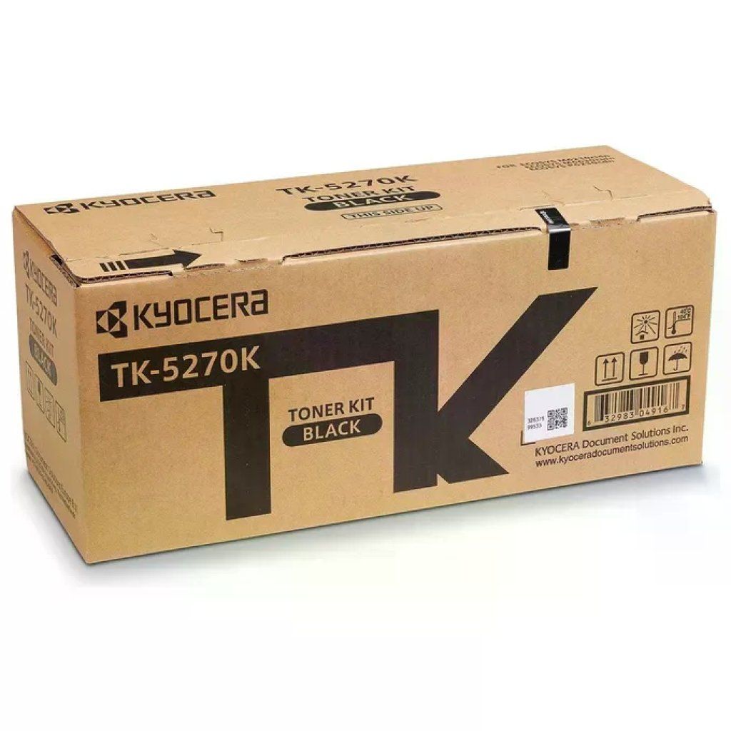 Kyocera TK-5270K Toner Laser ECOSYS M6230cidn M6630cidn P6230cdn 8000 pagine colore Nero Kyocera TK-5270K Toner Laser ECOSYS M6230cidn M6630cidn P6230cdn 8000 pagine colore Nero
