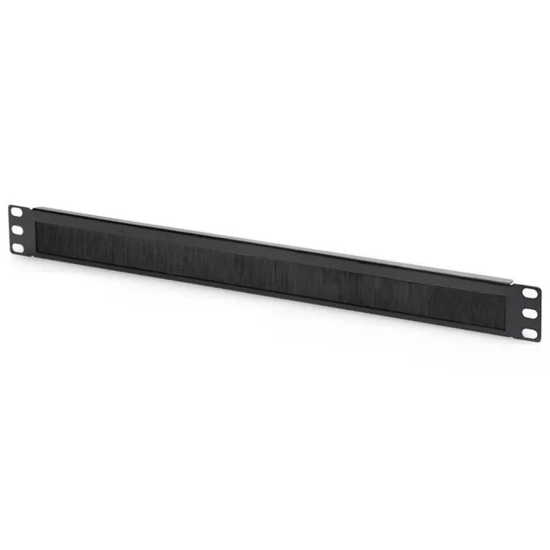 DIGITUS DN-97661 Pannello Passacavi Rack 19″ 1U Nero con Spazzola