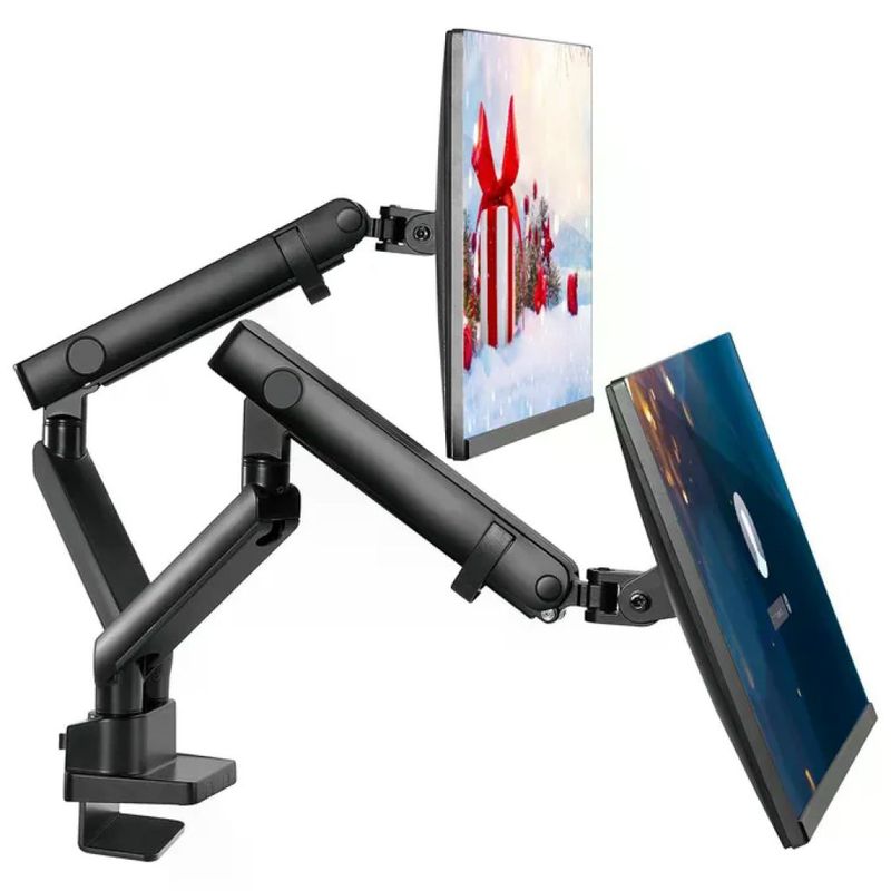 Nilox NXDMA01B Supporto Doppio Monitor da Scrivania Nero Nilox NXDMA01B Supporto Doppio Monitor da Scrivania Nero