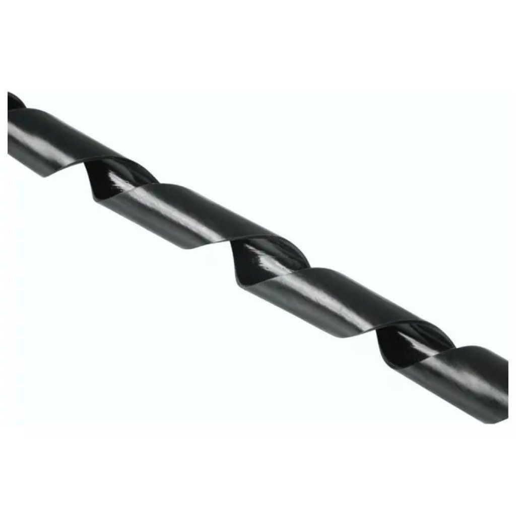 Hama 00220994 Guaina intrecciata per cavi nera, 2,5 m