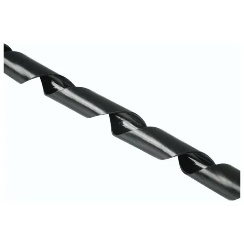 Hama 00220994 Guaina intrecciata per cavi nera, 2,5 m