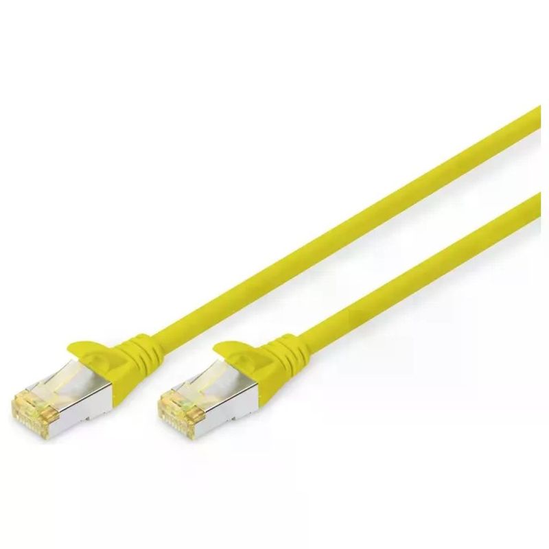 DIGITUS Cavo Patch Ethernet CAT 6A S/FTP RJ45 2 m Giallo