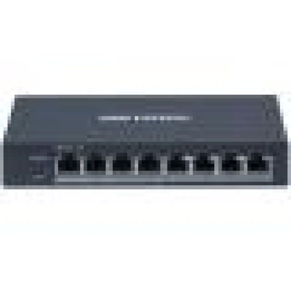 Hikvision DS-3E0508P-O Switch Gigabit PoE a 8 porte, budget 60 W