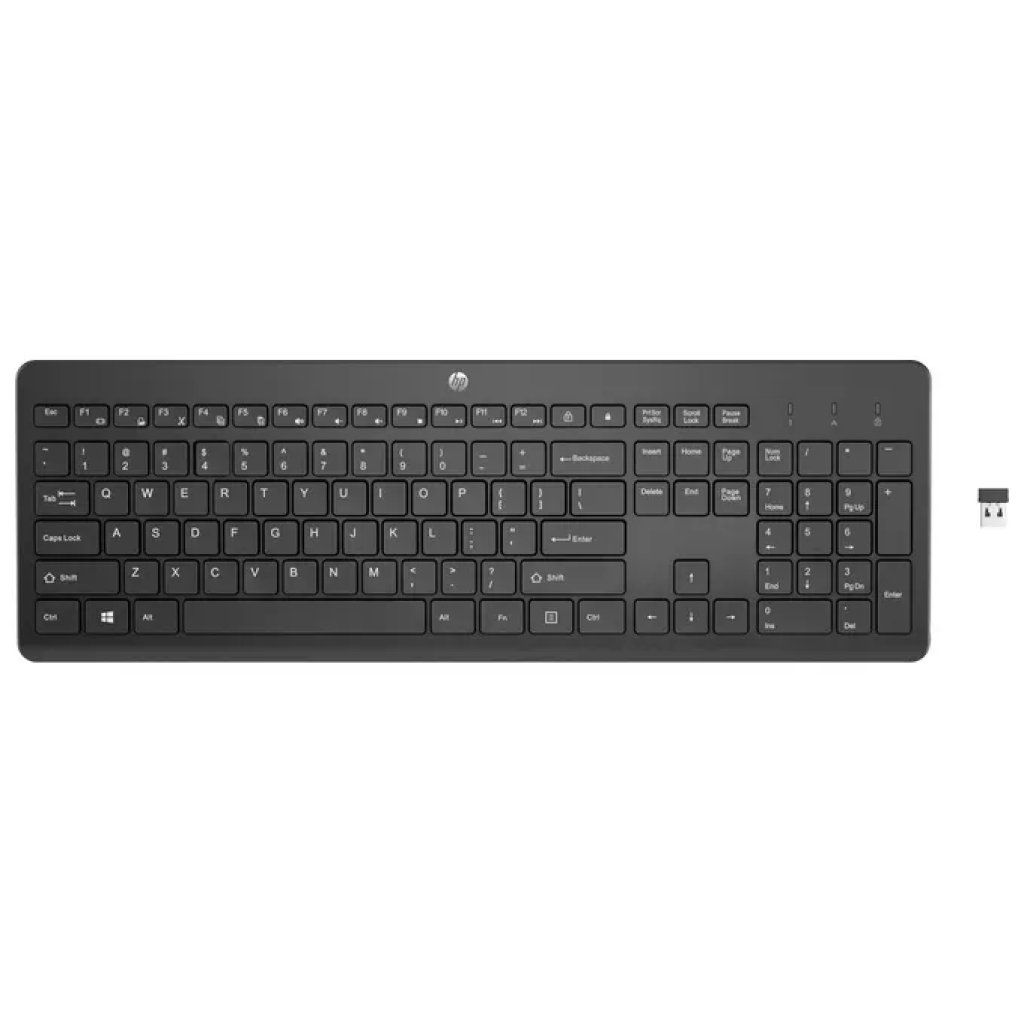 HP 3L1E7AA Tastiera Wireless Full-Size Italiana, Nera