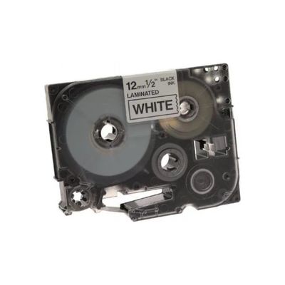 Brother TZe-231S2 Nastro Laminato Nero su Bianco, 12 mm x 4 m