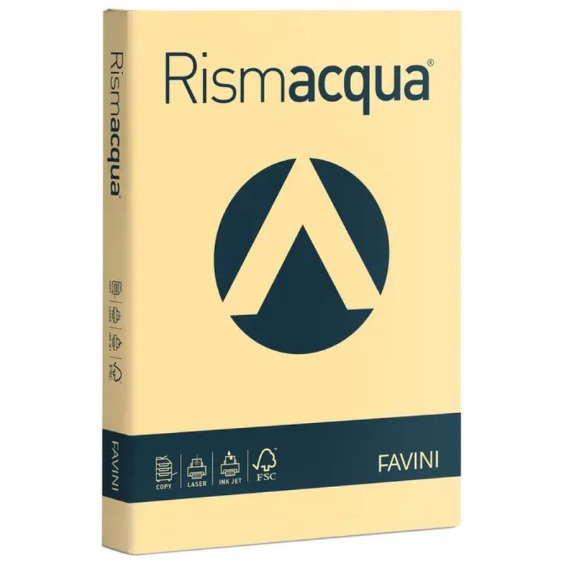 CARTOTECNICA FAVINI Favini Rismacqua Cartoncino Camoscio A4 200 g/m², 125 fogli FSC CARTOTECNICA FAVINI Favini Rismacqua Cartoncino Camoscio A4 200 g/m², 125 fogli FSC