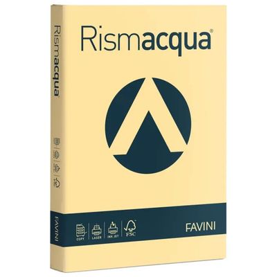 CARTOTECNICA FAVINI Favini Rismacqua Cartoncino A4 Camoscio 200 g/m² - 125 Fogli FSC