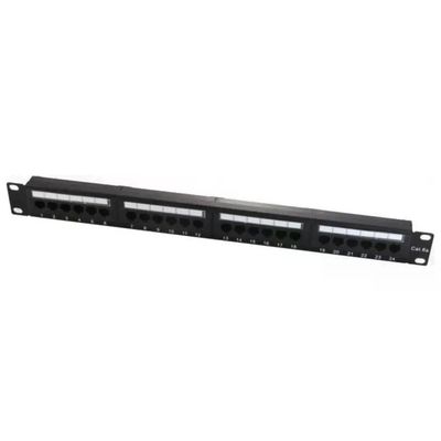 WP Europe Patch Panel 24 Porte RJ45 Cat.6A UTP 1U Nero