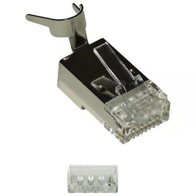 LINK LKPL87S – Connettori RJ45 schermati Cat 5e/6/6A/7, 10 pezzi