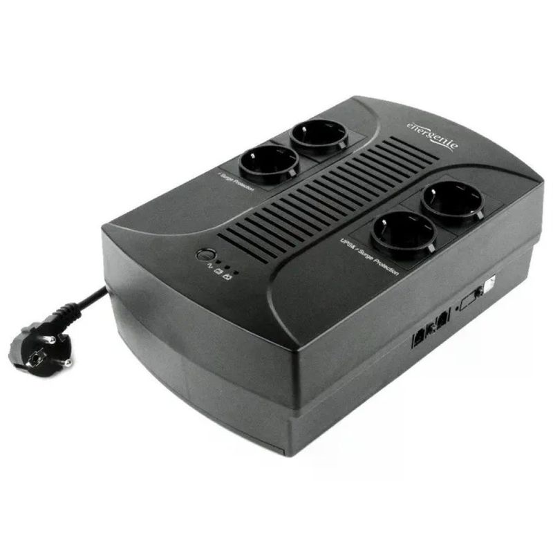 EnerGenie EG-UPS-001 UPS Line-Interactive 650 VA / 390 W EnerGenie EG-UPS-001 UPS Line-Interactive 650 VA / 390 W