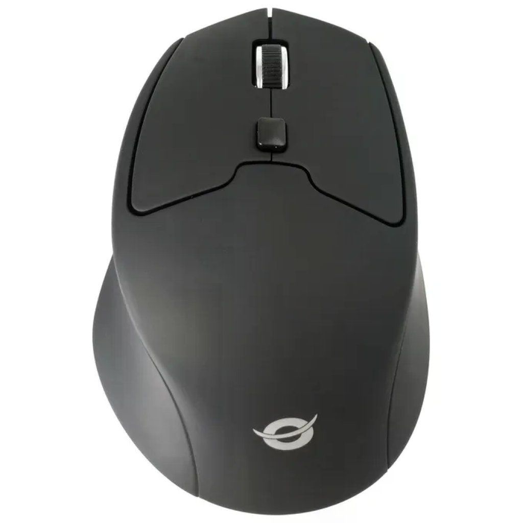 Conceptronic Lorcan Ergo Mouse Bluetooth Ergonomico 6 Tasti Nero