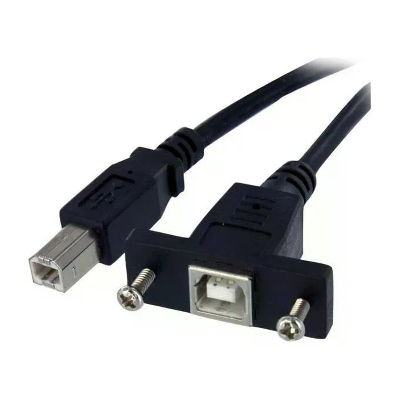 StarTech.com Cavo USB 2.0 Tipo B maschio-femmina da pannello, 91 cm StarTech.com Cavo USB 2.0 Tipo B maschio-femmina da pannello, 91 cm