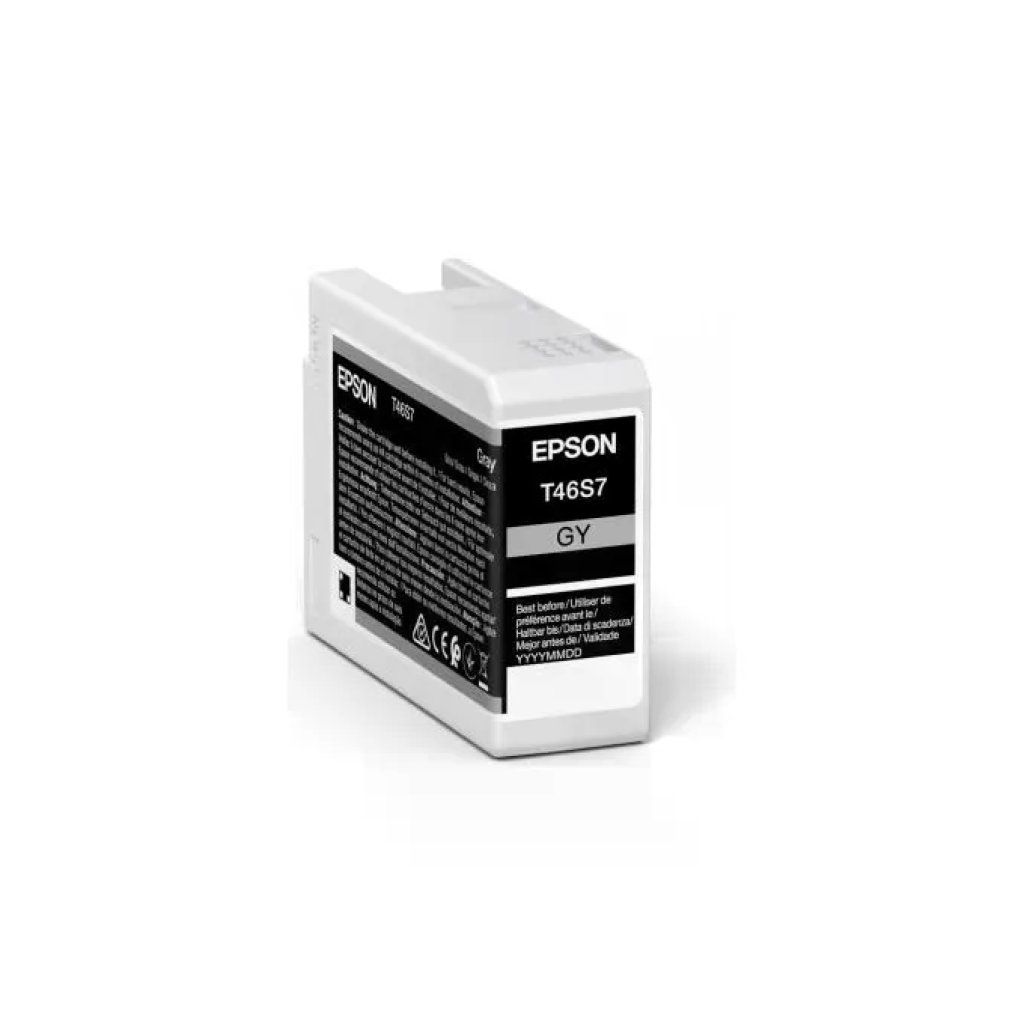 Epson C13T46S700 UltraChrome Pro 10 Cartuccia Inchiostro Originale 25 ml colore Grigio Epson C13T46S700 UltraChrome Pro 10 Cartuccia Inchiostro Originale 25 ml colore Grigio