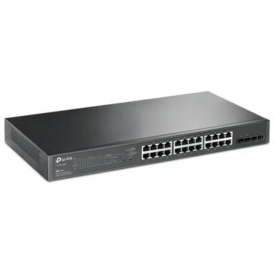 TP-Link TL-SG2428P Switch JetStream gestito L2, 28 porte Gigabit, 24 PoE+, 250 W, 4 slot SFP, Omada SDN