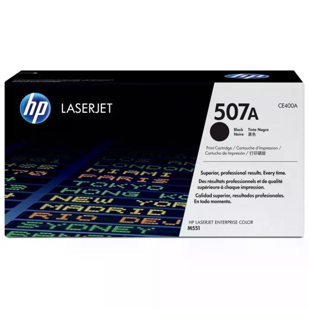 HP 507A CE400A Toner Nero Originale HP 507A CE400A Toner Nero Originale