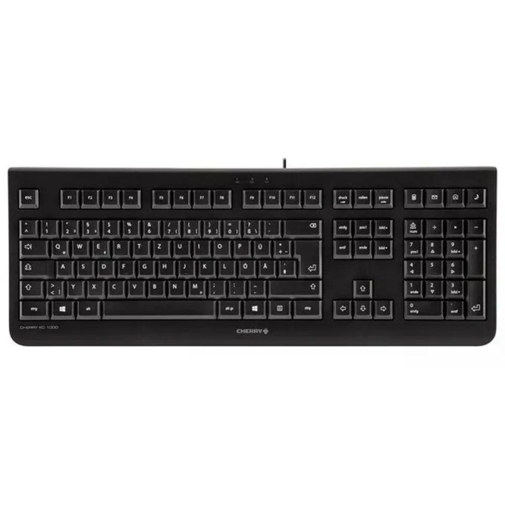 Cherry KC 1000 tastiera cablata full size USB QWERTY spagnolo tasti silenziosi tastierino numerico nero Cherry KC 1000 tastiera cablata full size USB QWERTY spagnolo tasti silenziosi tastierino numerico nero