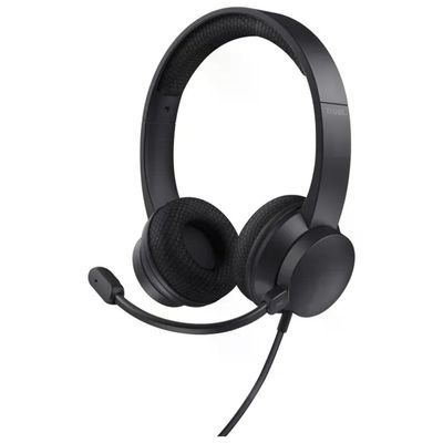 Trust HS-260 Cuffie On-Ear USB con Microfono ENC, Nero