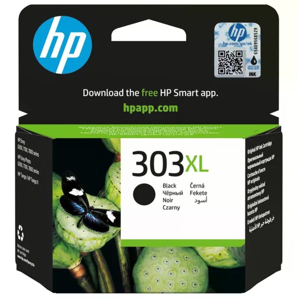 HP Cartuccia HP 303XL Originale Nero ad Alta Capacità – 600 Pagine, 12 ml