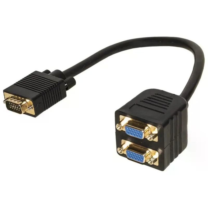 LINK MGAK513001 Splitter VGA 1 Maschio a 2 Femmina