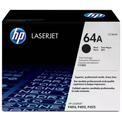 HP CC364A Cartuccia Toner originale nero LaserJet 64A Resa 10000 pagine colore Nero HP CC364A Cartuccia Toner originale nero LaserJet 64A Resa 10000 pagine colore Nero