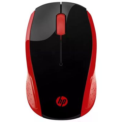 HP Wireless Mouse 200 – Mouse ottico ambidestro rosso