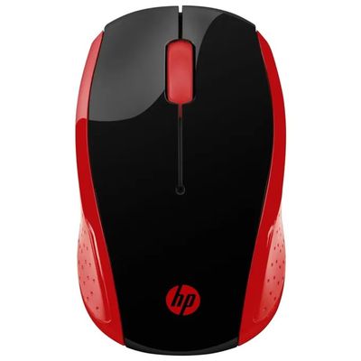 HP Mouse Wireless 200 Ottico 1000 DPI Rosso HP Mouse Wireless 200 Ottico 1000 DPI Rosso