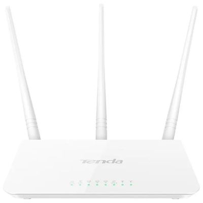 Tenda F3 Router Wi-Fi N300 2,4 GHz, 3 Antenne, 3 Porte LAN, Parental Control, Bianco Tenda F3 Router Wi-Fi N300 2,4 GHz, 3 Antenne, 3 Porte LAN, Parental Control, Bianco