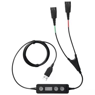 GN NETCOM Jabra 265-09 Link 265 Cavo di Formazione Y USB 2.0 2x QD Plug and Play colore Nero