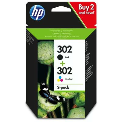 HP 302 Multipack Cartucce Originali Nero e Tricromia HP 302 Multipack Cartucce Originali Nero e Tricromia