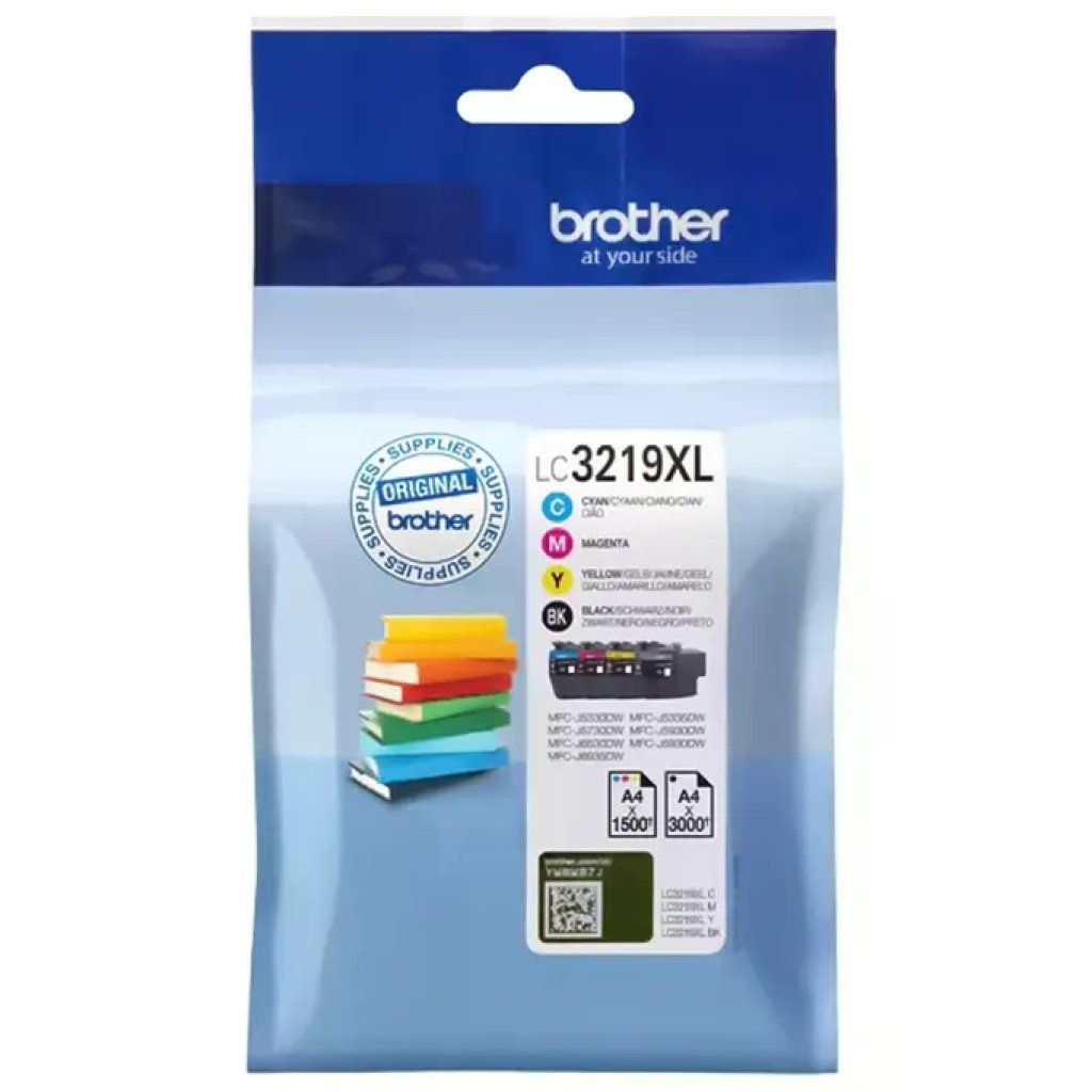 Brother LC3219XLVAL Multipack 4 Cartucce Originali XL Brother LC3219XLVAL Multipack 4 Cartucce Originali XL