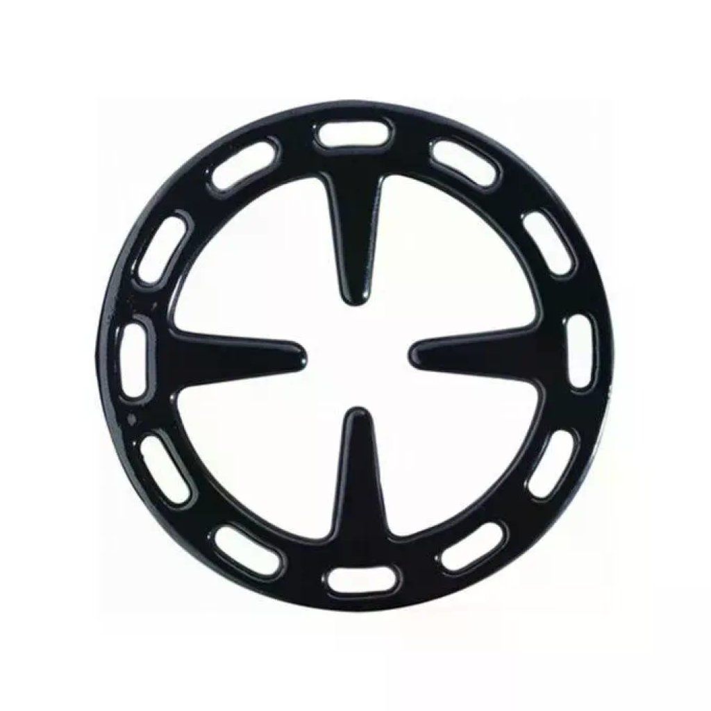 ILSA 8880 Riduttore per Fornello a Gas in Ghisa Smaltata, 12 cm, Nero