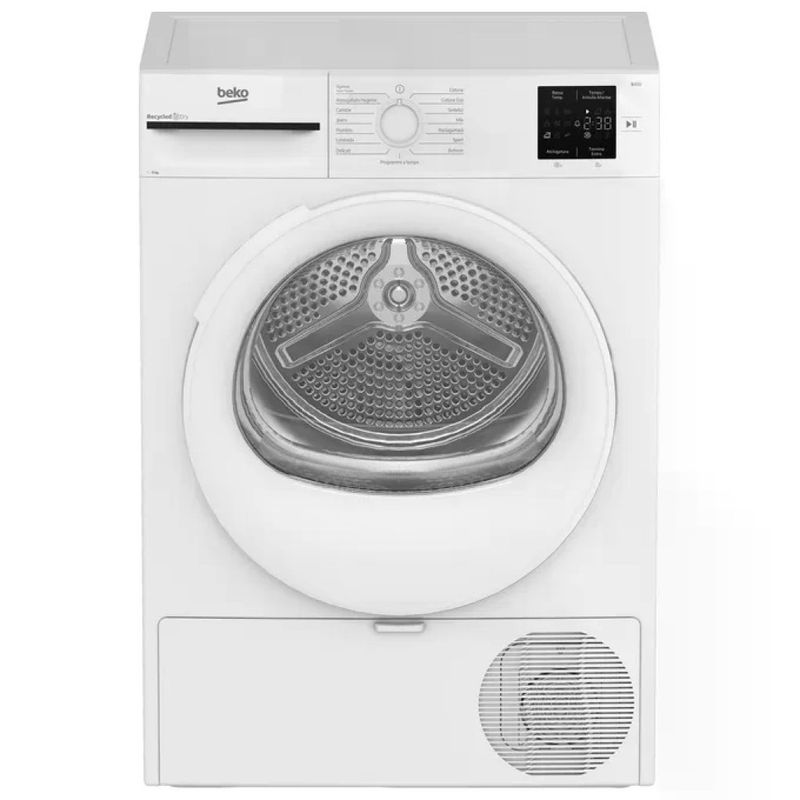 Beko BMT83EW NX Asciugatrice Pompa di Calore 8 Kg Classe D AquaWave EcoGentle 15 Programmi (85x60x55 cm
