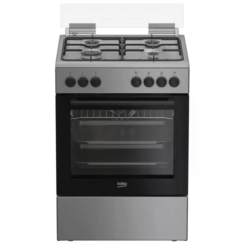 Beko FBE62120XD Cucina a Gas 4 Fuochi Forno Elettrico Ventilato 66 L Classe A Pulizia Vapore (60x60x85