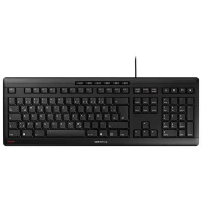 Cherry Stream JK-8500PO-2 Tastiera QWERTY USB Cablata Nero Grigio