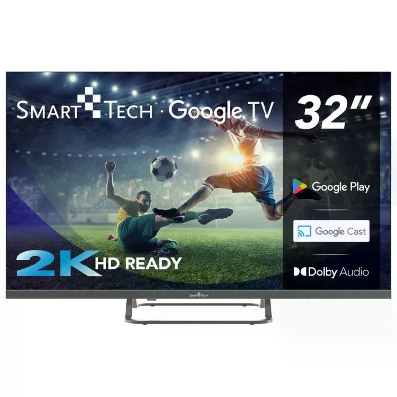 SMART TECH Smart-Tech 32HG01V Smart TV 32” HD Google TV, DVB-T2/S2, Wi-Fi e Bluetooth SMART TECH Smart-Tech 32HG01V Smart TV 32” HD Google TV, DVB-T2/S2, Wi-Fi e Bluetooth