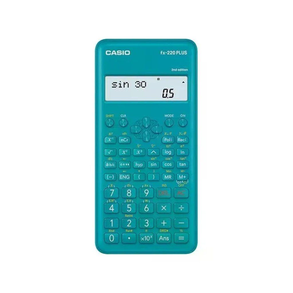 Casio FX-220PLUS-2 Calcolatrice Scientifica Azzurra, 181 Funzioni Casio FX-220PLUS-2 Calcolatrice Scientifica Azzurra, 181 Funzioni