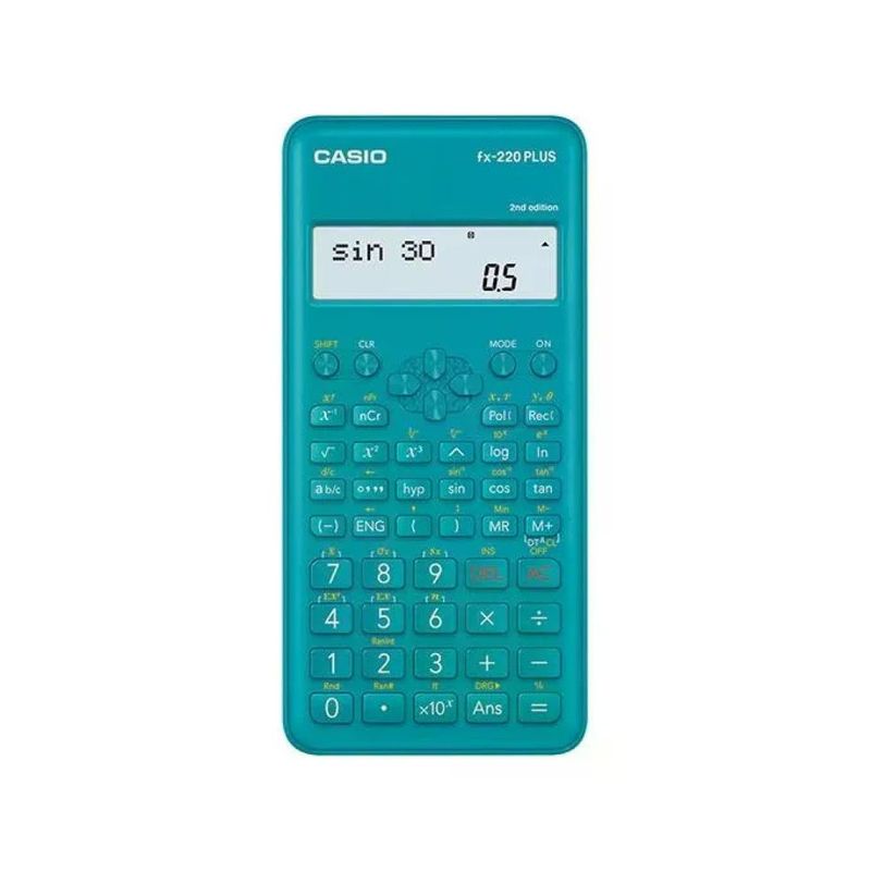 Casio FX-220PLUS-2 Calcolatrice Scientifica Azzurra, 181 Funzioni