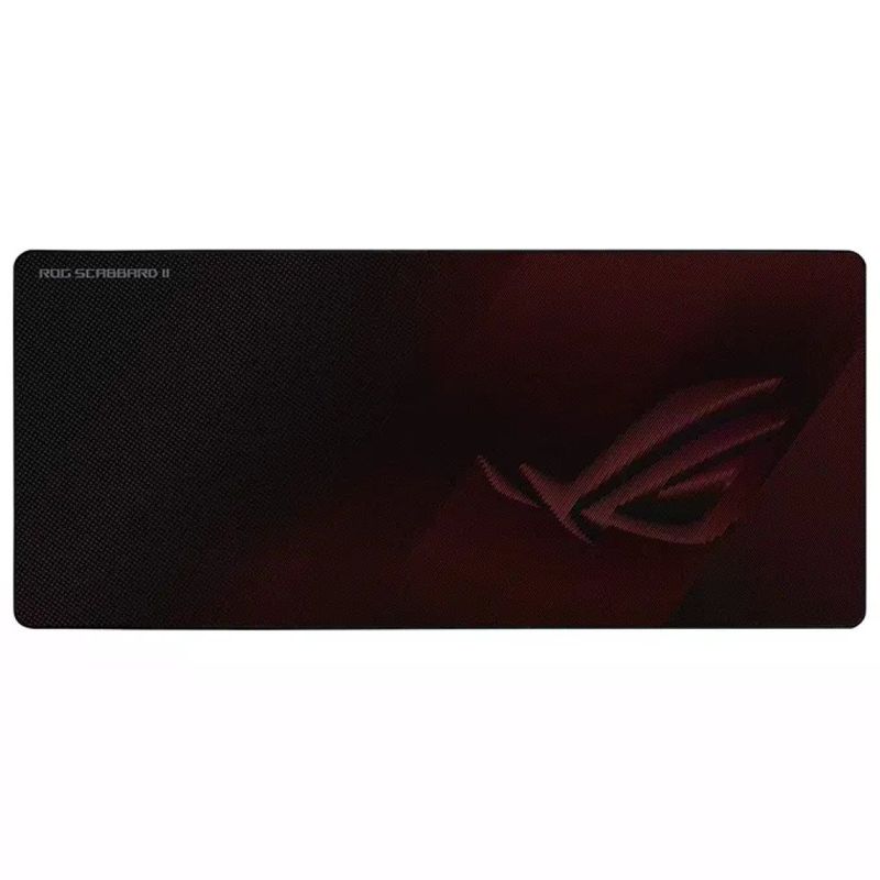 ASUS ROG Scabbard II Tappetino Gaming 90 × 40 cm Nero e Rosso
